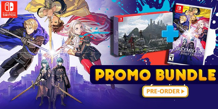 Fire Emblem: Three Houses, Fire Emblem: Three Houses bundle, Limited Edition, Fodlan Collection, Nintendo, US, Japan, game, release date, pre-order, gameplay, features, price, Nintendo Switch, Switch, promo, bundle