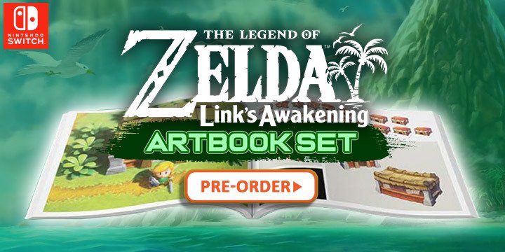 Link's Awakening Artbook Set, The Legend of Zelda: Link's Awakening Artbook Set, release date, Japan, Switch, Nintendo Switch, pre-order, price