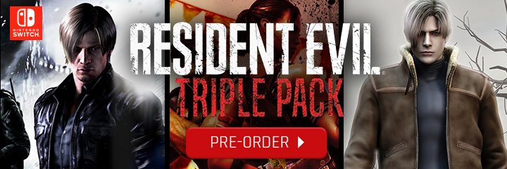 Resident Evil Triple Pack, Nintendo Switch, Switch, US, North America, release date, gameplay, features, price, pre-order, Capcom