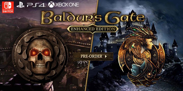  The Baldur's Gate: Enhanced Edition Pack, The Baldur's Gate, Baldur’s Gate: Siege of Dragonspear, PS4, XONE, Switch, PlayStation 4, Xbox One, Nintendo Switch, US, Europe, Pre-order, Skybound Games, The Baldur's Gate: Enhanced Edition