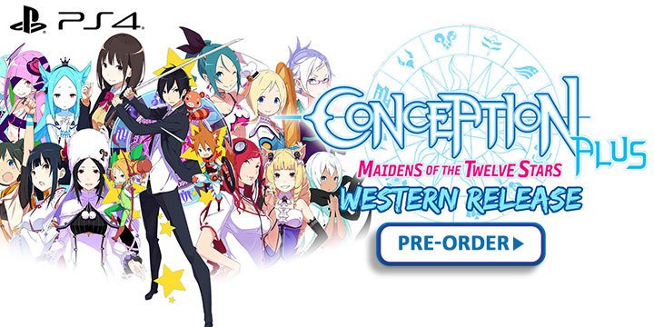 Conception Plus: Maidens of The Twelve Stars, Conception Plus, Conception Plus Ore no Kodomo wo Undekure, Western Release, localization, Spike Chunsoft, PS4, Europe, US, PlayStation 4, Pre-order