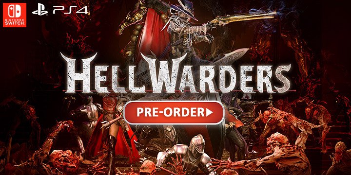 Hell Warders, PS4, Switch, PlayStation 4, Nintendo Switch, Europe, PQube, Pre-order, Western release, West, physical 