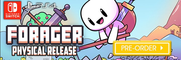 Forager, Switch, PS4, Nintendo Switch, PlayStation 4, US, Europe, Pre-order, Nighthawk Interactive