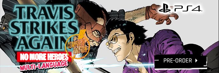 Travis Strikes Again: No More Heroes Complete Edition, Travis Strikes Again No More Heroes, PS4, PlayStation 4, Multi-language, English, Complete Edition, physical release, release date, gameplay, features, price, pre-order, Asia, Marvelous