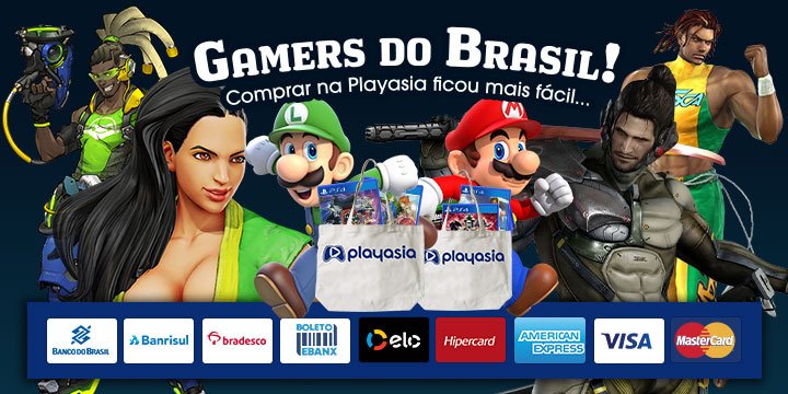 Gamers do Brasil, Comprar na Playasia ficou mais fácil.! - Playasia Blog