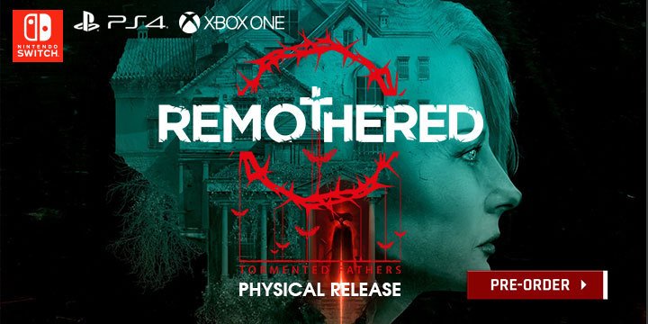  Remothered: Tormented Fathers, PS4, XONE, Switch, PlayStation 4, Xbox One, Nintendo Switch, US, Europe, Pre-order, SOEDESCO