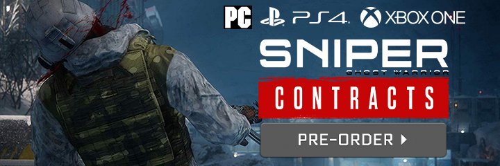  Sniper: Ghost Warrior - Contracts, PS4, XONE, PC, PlayStation 4, Xbox One, Windows, US Europe, Australia, Pre-order, City Interactive