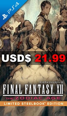 FINAL FANTASY XII: THE ZODIAC AGE [LIMITED STEELBOOK EDITION] Square Enix