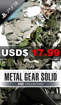 METAL GEAR SOLID HD COLLECTION, weekly special