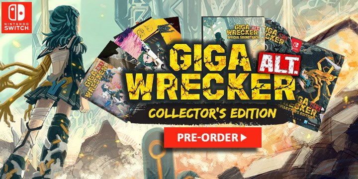 Giga Wrecker Alt., Giga Wrecker, Nintendo Switch, Switch, Japan, Pre-order