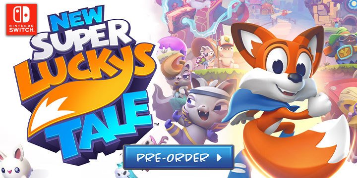New Super Lucky's Tale, Switch, Nintendo Switch, US, Pre-order, Nintendo