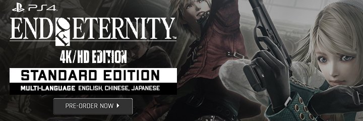 End Of Eternity 4K/HD Edition, ps4, playstation 4, asia, release date, gameplay, features, price,pre-order, collector's edition, standard edition, tri-ace, physical version