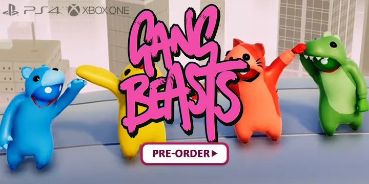 gang beasts, ps4, playstation 4, xone, xbox one,us, north america, europe, release date, gameplay, features, price, pre-order now, skybound games, boneloaf