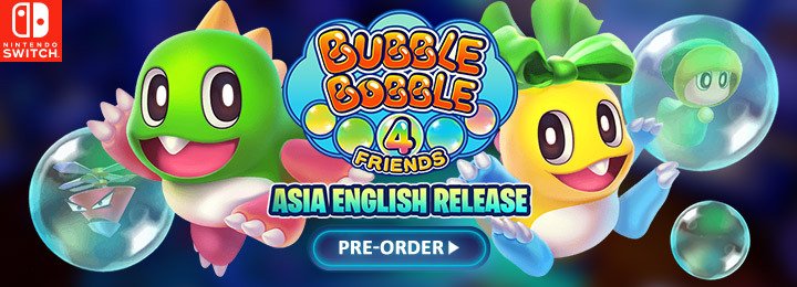 Bubble Bobble 4 Friends, 泡泡龍 4 伙伴, Nintendo Switch, Switch, Asia, English, English Subtitles
