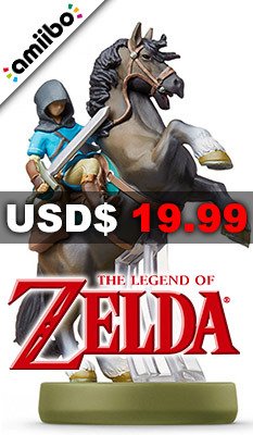 amiibo The Legend of Zelda: Breath of the Wild Series Figure (Link: Rider), Nintendo