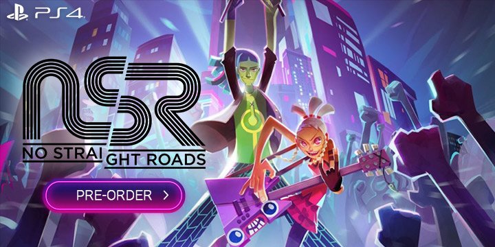 no straight roads, metronomik, sold out ltd. , ps4, playstation 4,us, north america, europe, release date, gameplay, features, price, pre-order now, trailer