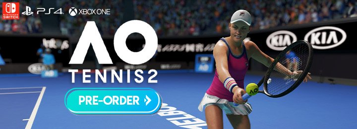 AO Tennis 2,playstation 4, ps4, xone, xbox one, switch, nintendo switch, Big Ant Studios,North America, US, bigben interactive,release date, features,price,pre-order now,tennis video game