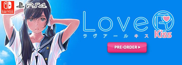 LoveR Kiss, PS4, Switch, PlayStation 4, Nintendo Switch, Japan, Pre-order, Kadokawa Games, ラヴアール キス, LoveR