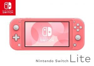 Nintendo Switch Lite, Nintendo, New color variation, features, Japan, US, North America, New Switch Lite Color, Coral Switch Lite, Coral Colored Switch, Nintendo Switch Lite Coral, Nintendo switch lite new color