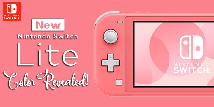 Nintendo's New Coral Switch Lite Has Been Revealed!