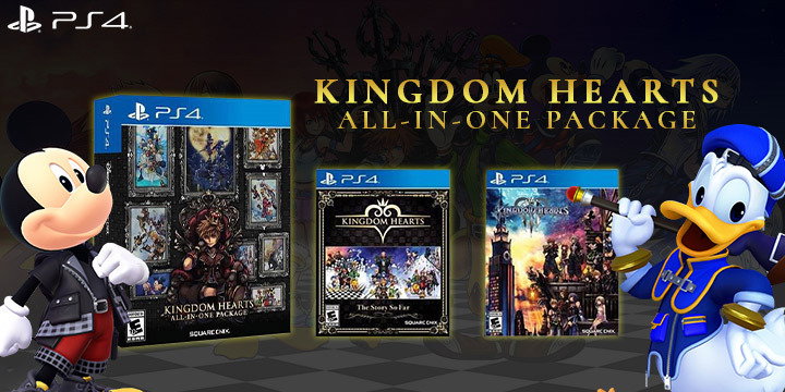 Kingdom Hearts: All-in-One Package Coming on March 17th