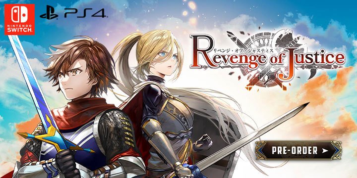 Revenge of Justice, リベンジ・オブ・ジャスティス, Kemco, City Connection Ltd, PlayStation 4, Nintendo Switch, PS4, Switch, Pre-order, gameplay, features, release date, trailer, screenshots