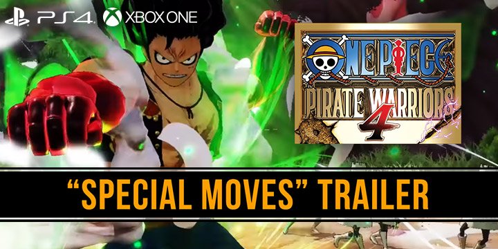 One Piece: Pirate Warriors 4, One Piece game, One Piece, Bandai Namco, PS4, PlayStation 4, Nintendo Switch, Switch, North America, US, release date, gameplay, price, trailer, character trailer, Xbox One, XONE, special moves trailer, Character special moves
