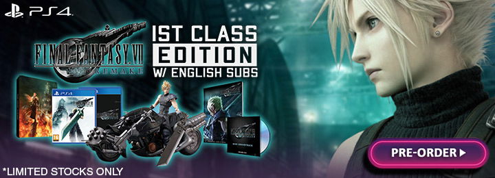 Final Fantasy VII Remake 1st Class Edition Now Up For Pre-order