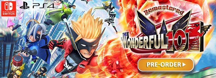 The Wonderful 101: Remastered, The Wonderful 101, Pre-order, PS4, Switch, PlayStation 4, Nintendo Switch, Europe, US, Japan, gameplay, features, release date, price, trailer, screenshots, PlatinumGames Inc., ザ・ワンダフル ワン・オー・ワン, The Wonderful 101: HD, The Wonderful 101: Remaster, Remastered, Remaster