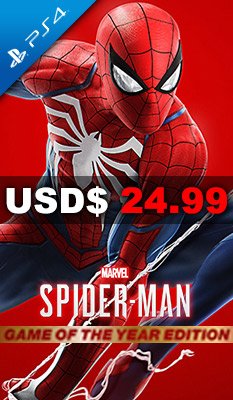 MARVEL'S SPIDER-MAN - GAME OF THE YEAR EDITION Sony Computer Entertainment