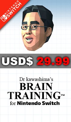 DR. KAWASHIMA'S BRAIN TRAINING FOR NINTENDO SWITCH Nintendo