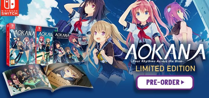 Aokana Four Rhythms Across the Blue, Aokana - Four Rhythms Across the Blue, Aokana, Switch, Nintendo Switch, North America, Release Date, Gameplay, price, pre-order now, PQube, screenshots, Sprite, trailer, Limited Edition, Standard Edition