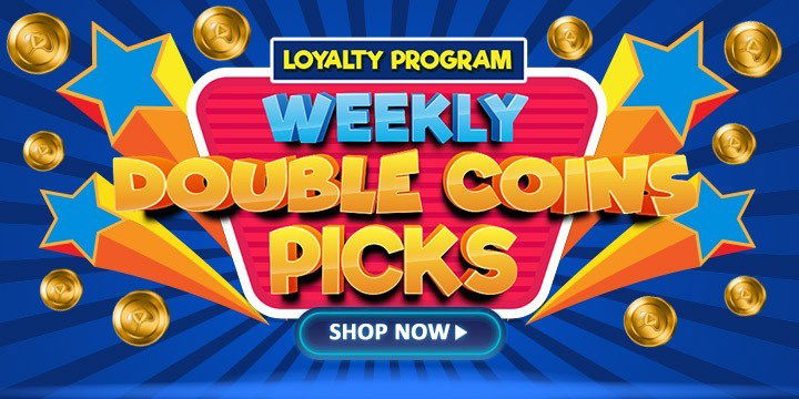 Playasia Loyalty Program: Weekly Double Coins Picks!