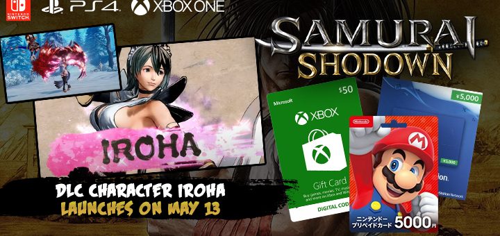 Samurai Spirits, Samurai Shodown, SNK, PS4, PlayStation 4, Japan, US, North America, Nintendo Switch, Xbox One, XONE, DLC, DLC Character, Iroha, new trailer, character trailer, news, update, release date