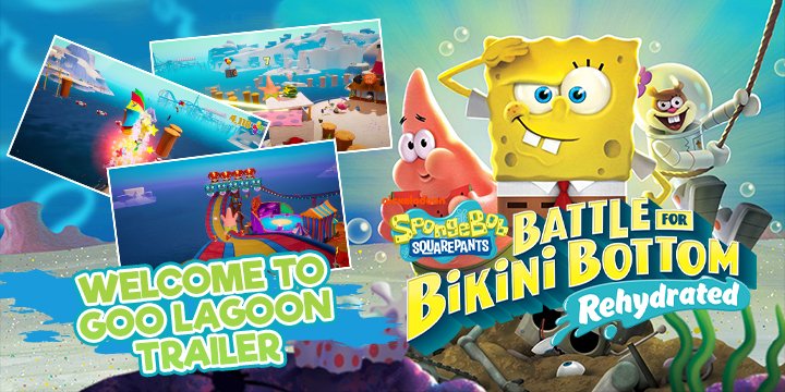 SpongeBob SquarePants: Battle for Bikini Bottom - Rehydrated, SpongeBob SquarePants: Battle for Bikini Bottom, SpongeBob SquarePants: Battle for Bikini Bottom - Rehydrated, SpongeBob SquarePants, SpongeBob, PS4, XONE, Switch, PlayStation 4, Xbox One, Nintendo Switch, US, Goo Lagoon