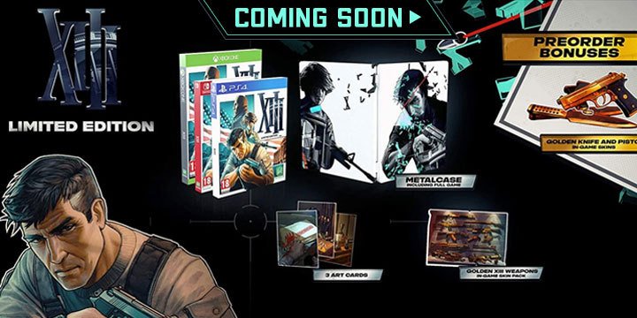XIII, XIII Remake, PlayStation 4, Xbox One, Nintendo Switch, US, pre-order, gameplay, features, release date, price, trailer, screenshots, Maximum Games, Microids