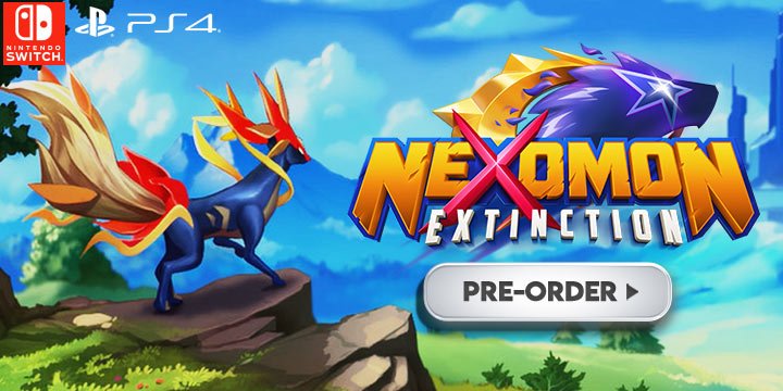 Nexomon: Extinction, Nexomon Extinction, VEWO Interactive, PQube , PS4, PlayStation 4, Europe, Release Date, gameplay, features, price, pre-order now, trailer, Switch, Nintendo Switch, screenshots