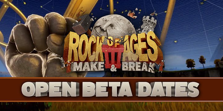Rock of Ages 3: Make & Break ps4, playstation 4, switch, nintendo switch, xone, xbox one,us, north america, europe, release date, gameplay, features, price, pre-order now, modus games, ace team, giant monkey robot, update, open beta