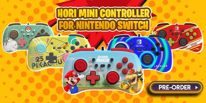 Hori, Hori Mini Controller, Nintendo Switch, Switch, Japan