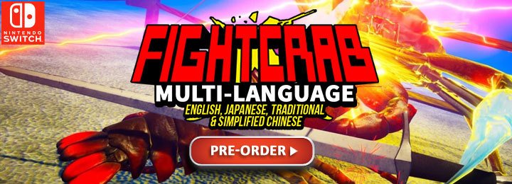 Fight Crab, Nintendo Switch, Switch, features, price, multi-language, pre-order, Asia