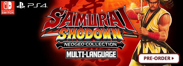 Samurai Shodown NEOGEO Collection, Samurai Shodown, Multi-language, PS4, Switch, PlayStation 4, Nintendo Switch, Asia, pre-order, gameplay, features, release date, price, trailer, screenshots, Samurai Spirits, サムライスピリッツ ネオジオコレクション