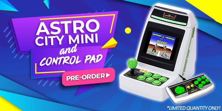 Astro City Mini, Astro City Mini Control Pad, Japan, Sega, Mini Arcade, Release date, Trailer, Features, Astrocity Mini, Sega Arcade