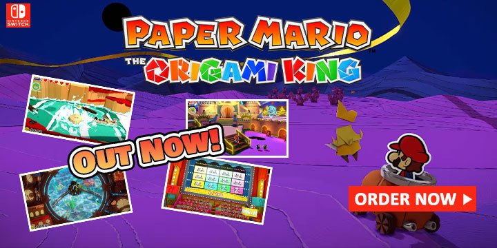 Paper Mario: The Origami King Is Now Out On the Nintendo Switch!
