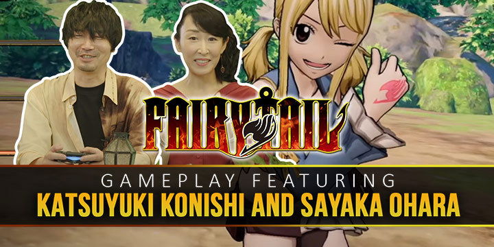 Fairy Tail gameplay featuring voice actors Katsuyuki Konishi and