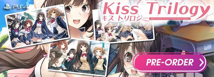 Kiss Trilogy, PlayStation 4, PS4, Japan, Hotchkiss, Hotch Kiss, Kiss Bell, Kissato, キス トリロジー, Entergram, gameplay, screenshots, pre-order, release date