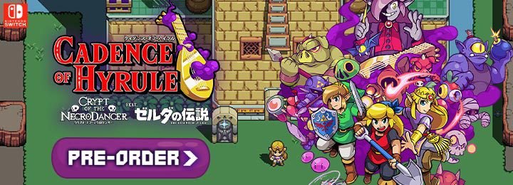 Cadence of Hyrule: Crypt of the NecroDancer featuring The Legend of Zelda, Cadence of Hyrule, The Legend of Zelda, Nintendo Switch, Switch, US, Japan, Nintendo, gameplay, features, release date, price, trailer, screenshots
