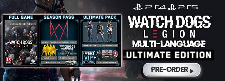 Watch Dogs Legion, Special Edition, Gold Edition, Ultimate Edition, Resistance Edition, PS4, PlayStation 4, Ubisoft, PS5, PlayStation 5, release date, gameplay, features, price, trailer, Asia, Multi-language, Watch Dogs Legion Resistance Edition, Watch Dogs Legion Gold Edition, Watch Dogs Legion Ultimate Edition