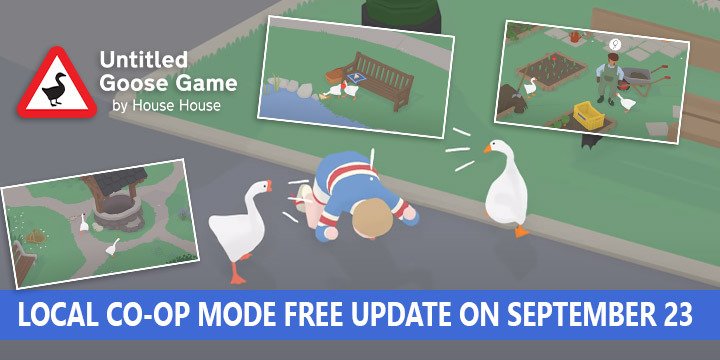 Skybound Games, Untitled Goose Game, PlayStation 4, Nintendo Switch, PS4, Switch, gameplay, features, release date, price, trailer, screenshots, update
