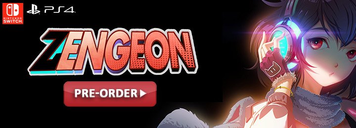 Zengeon Console, Zengeon, PS4, PlayStation 4, Switch, Nintendo Switch, release date, features, trailer, PQube, IndieLeague Studio, pre-order, screenshots, Console release