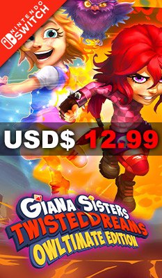 GIANA SISTERS: TWISTED DREAMS [OWLTIMATE EDITION] THQ Nordic